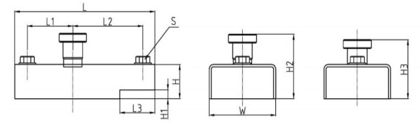 Drawings of shuttering magnet