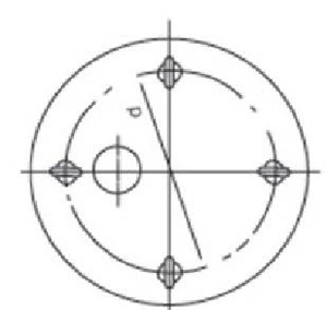 RCDB Suspended Electromagnetic Separator Dimension Diagram